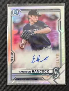 EMERSON HANCOCK ピッチャー オートグラフカード