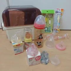 PigeonとNUKの哺乳瓶セット　除菌じょ～ず