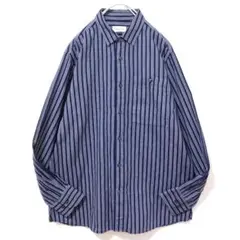 【elementofSIMPLELIFE】長袖　シャツ　メンズ　古着　ネイビー