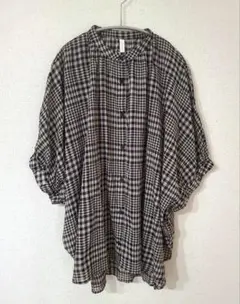 Lupillien 新品タグ付き　チェック柄シャツ