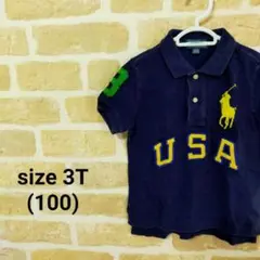 Polo by RalphLauren　ポロシャツ 3T (100) ネイビー