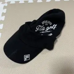 FILA ゴルフ ニット帽 ブラック