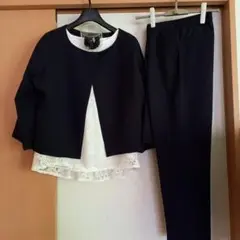 スーツ3点セット コサージュ付