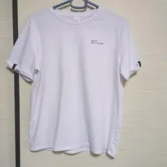 ホワイト Tシャツ 手書き風ロゴ