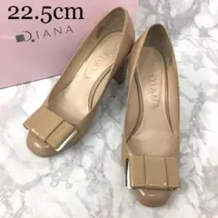 DIANA ダイアナ パンプス ヒール エナメル 日本製 22 1/2