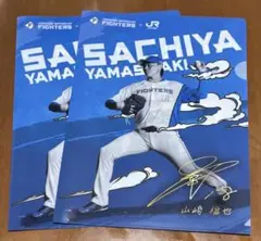山﨑選手のクリアファイル 2枚セット