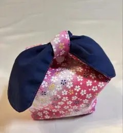 桜の花柄おにぎりポーチ