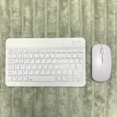 新品未使用　Bluetooth キーボード＋マウス　ホワイト　ワイヤレス　無線