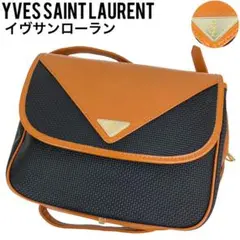 ✨美品✨ イヴサンローラン ショルダーバッグ クロスボディ ロゴ刻印 斜め掛け