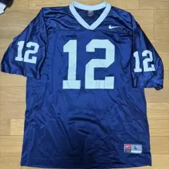 Nike アメリカンフットボール シャツ L ネイビー 12