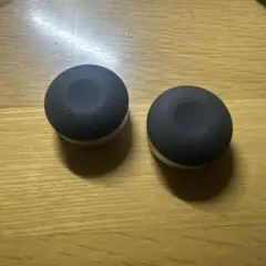 シリコン製 黒い円形パッド 2個セット
