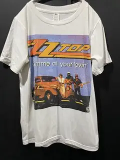 希少！ZZ TOP Gimme all your lovin' T 白 S相当