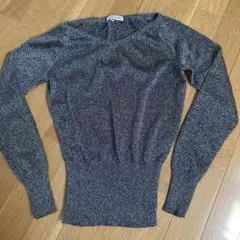 CoSTUME NATIONAL　イタリア製　ラメスリットニット