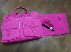 kipling バッグ ピンク