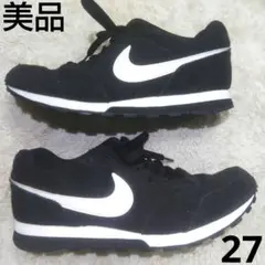 【美品】NIKE MDランナー2 スウェード★27cm★ブラック