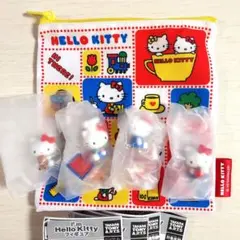 【新品未開封】 キティ　フィギュア　コンプリートセット　ガチャ　ポーチ付