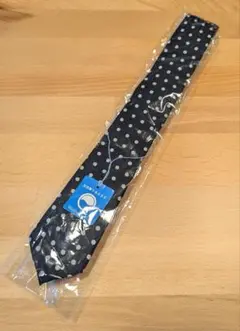 新品未使用 洗える素材 ドット柄ネクタイ