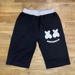 マシュメロ ハーフパンツ ブラック　140