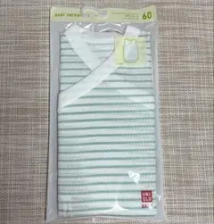 ユニクロBABYコットンメッシュインナーボディスーツ(ノースリーブ)60サイズ