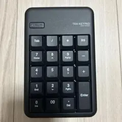 ELECOM ワイヤレステンキー TK-TBM016 ブラック