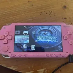 PSP-1000 ピンク 画面傷、バッテリー無し 本体のみ[ジャンク]
