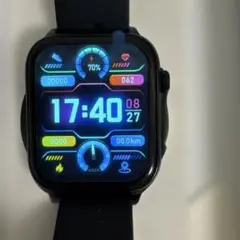 【未使用】高機能スマートウォッチ 血糖値・心電図・通話可／日本製センサー搭載