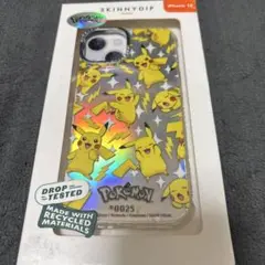 スキニーディップ　ピカチュウホログラムiPhone15ケース