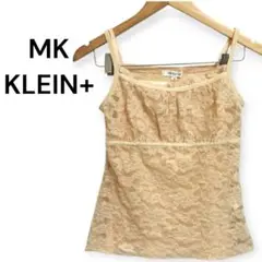 【MK KLEIN+】フェミニンレースキャミソール ベージュ2枚セット