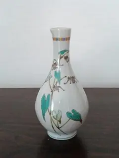 九谷焼　人間国宝候補　武腰潤　色絵　雀　未使用　瓶子 九谷焼 人間国宝候補 武腰潤 色絵 朝顔図 波縁 皿 飾皿 無形文化
