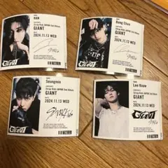 Stray Kids バンチャンとハンはサイン入り、リノ、スンミン
