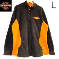 US古着 ハーレーダビッドソン フリース プルオーバー ボア ハーフジップJKT