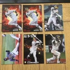 近本　カード6枚セット　20〜22年