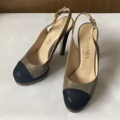 美品 シャネル パンプス