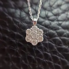 K18WG 0.30ct ダイヤモンドネックレス