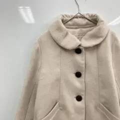【pour la frime】ショートコート　クリーム色　S