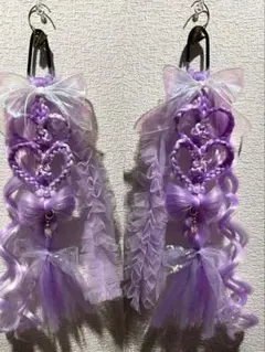 ヘアゴムエクステ しなこちゃん ベビタピ 原宿系 ダンスヘア ディズニー 推し活
