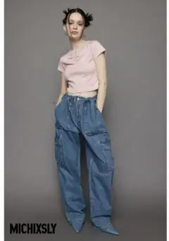MICHI x SLY ADJUST WAIST CARGO-B