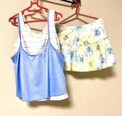 140 女の子 PRIVATE LABEL 水着 3点セット