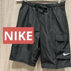 【美品】NIKE ブラック ナイロンショートカーゴパンツ 古着