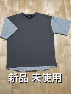 AZUL グレー カットソー　(M)