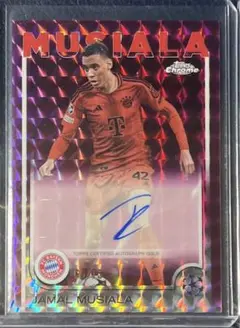 /75 JAMAL MUSIALA TOPPS CHROME UCC auto