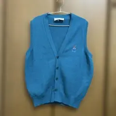 ニットベスト ブルー