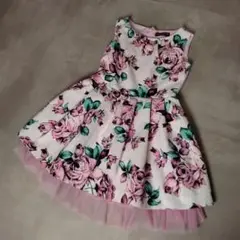 mezzo piano chuchu 花柄ドレス 薔薇　ローズ120