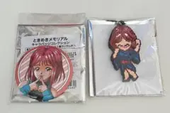 ときめきメモリアル　朝日奈夕子　アニメイト　缶バッジ　ラバーキーホルダー　限定