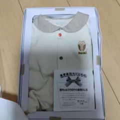 フクロウ刺繍の赤ちゃん用ドレス