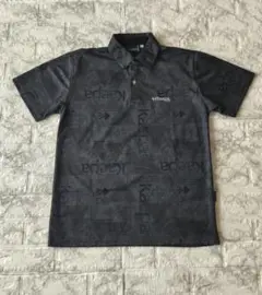 美品 Kaepa 黒 ポロシャツ Mサイズ ロゴ柄 年齢問わず 男性