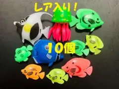 ★１０個★レア入り！熱帯魚★立って浮く　尾ひれが動く　水遊び　お風呂　郵送