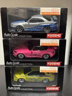 京商　ミニッツ　ワイルドスピード　GT-R 京商 Mini-z 日産 スカイライン GT-R R34 ワイルドスピード