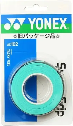 ヨネックス　ウェットスーパーグリップAC102［3本入］　グリーン／〠m