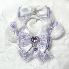 ぬい服　着ぐるみ　にじぱぺっと 10cm 11cm 紫